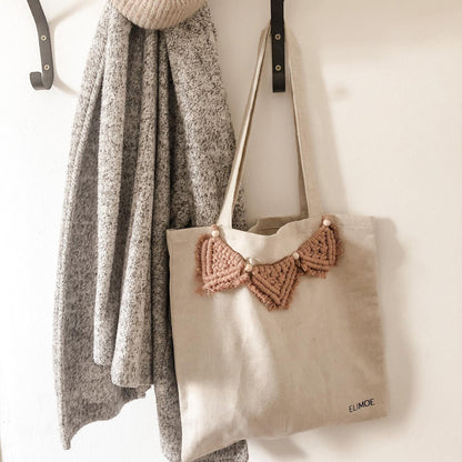 Sac en tissu et macramé - MARCUS