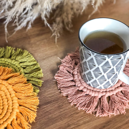 Sous verre en macramé - UNI