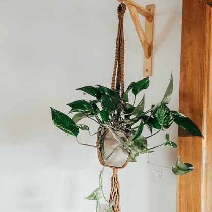 Suspension tressée en macramé - PISE