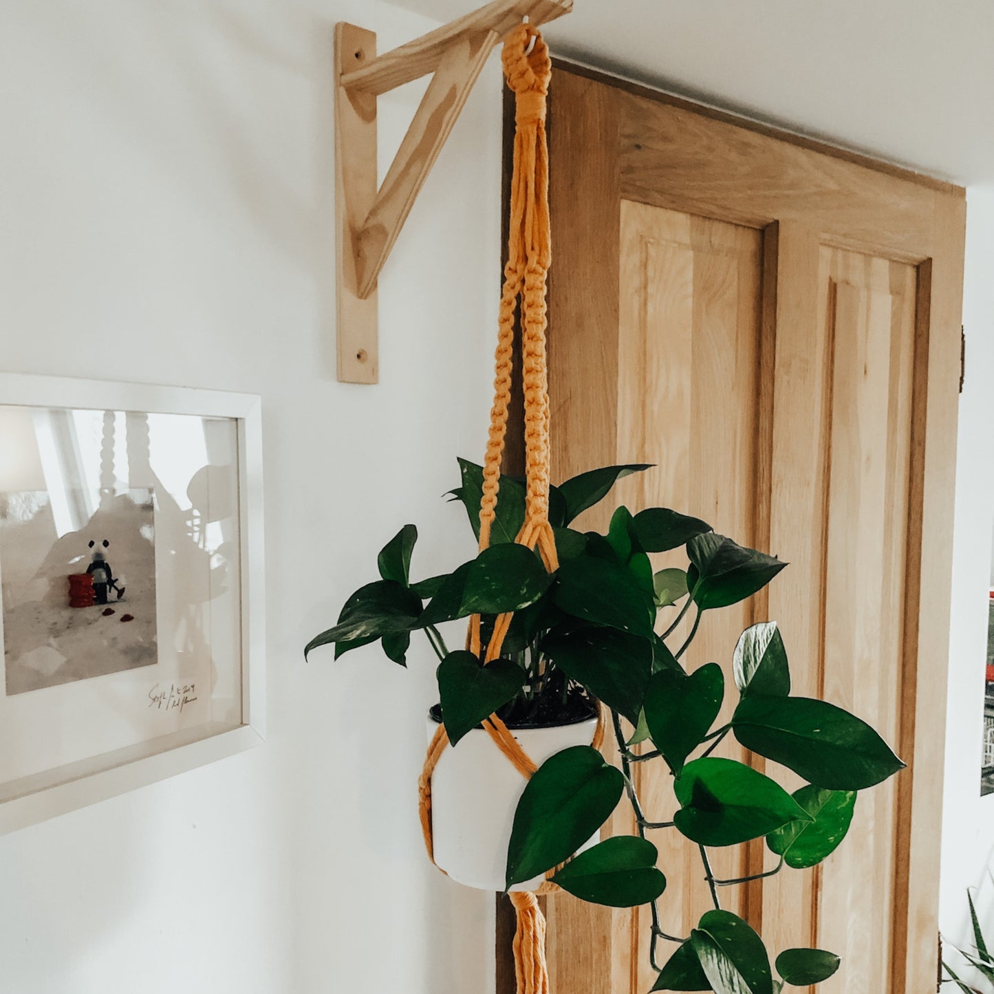 Suspension tressée en macramé - PISE