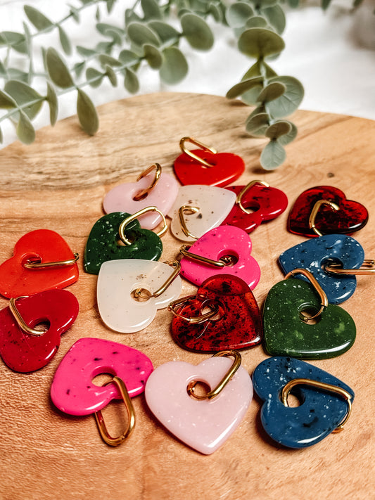 Boucles d'oreilles créole coeur - ROMANE
