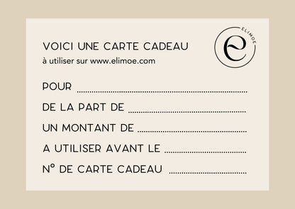 Carte cadeau